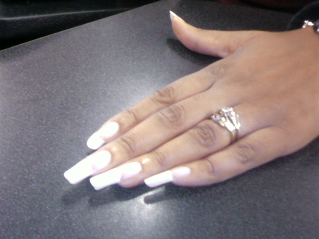 Sarina — elegant long toenails